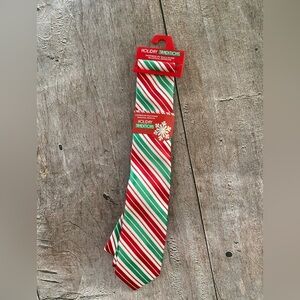 Holiday Traditions Hallmark Candy Cane Stripe Christmas Men’s Neck Tie NEW